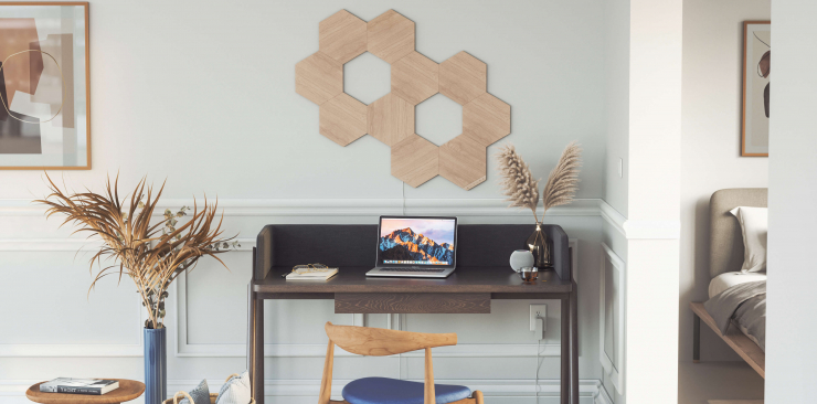 Nanoleaf’s light-up wall panels now look like wood accent pieces